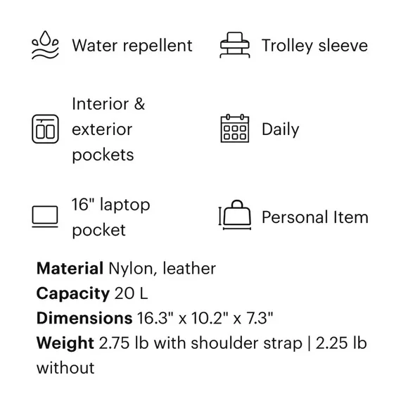 Away | The Everywhere Bag | Jet Black - Picture 10 of 17